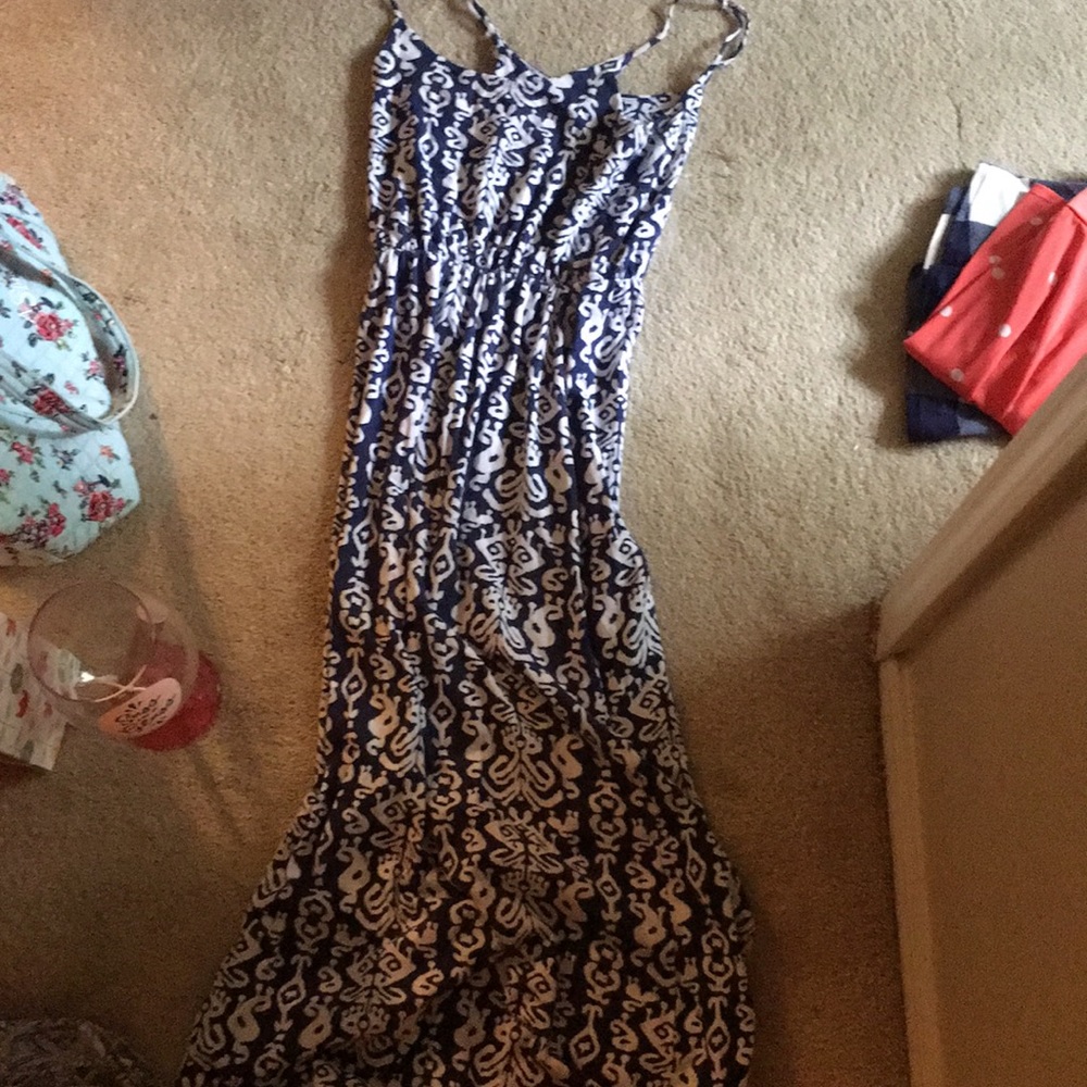 Brand new, Navy and white, extra small maxi.